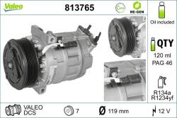 VALEO Compresor, climatizare VALEO 813765 (813765)