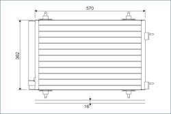 VALEO Condensator, climatizare VALEO 818170 (818170) - fixbox