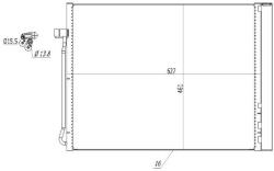 MTR Condensator, climatizare MTR 13054557 (13054557) - fixbox