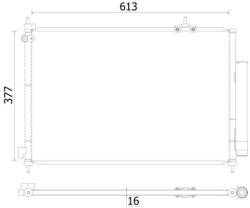 MAHLE Condensator, climatizare MAHLE AC 927 000S (AC 927 000S)