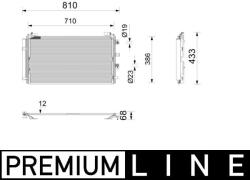 MAHLE Condensator, climatizare MAHLE AC 1210 000P (AC 1210 000P)