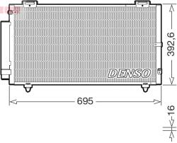 DENSO Condensator, climatizare DENSO DCN50130 (DCN50130)