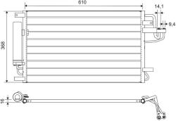 VALEO Condensator, climatizare VALEO 812716 (812716) - fixbox