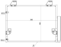 MTR Condensator, climatizare MTR 13054849 (13054849) - fixbox