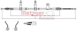 METZGER Cablu, frana de parcare METZGER 17.6031 (17.6031)