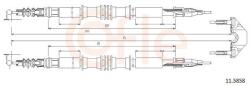 COFLE Cablu, frana de parcare COFLE 11.5858 (11.5858) - fixbox