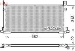 DENSO Condensator, climatizare DENSO DCN50135 (DCN50135) - fixbox