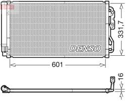 DENSO Condensator, climatizare DENSO DCN05033 (DCN05033) - fixbox