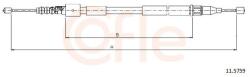 COFLE Cablu, frana de parcare COFLE 11.5759 (11.5759) - fixbox