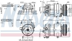 NISSENS Compresor, climatizare NISSENS 89590 (89590)