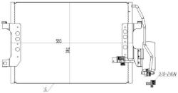 MTR Condensator, climatizare MTR 13054403 (13054403) - fixbox
