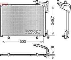 DENSO Condensator, climatizare DENSO DCN10054 (DCN10054) - fixbox