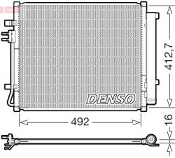 DENSO Condensator, climatizare DENSO DCN43015 (DCN43015) - fixbox