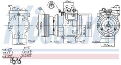 NISSENS Compresor, climatizare NISSENS 89153 (89153)