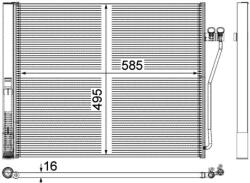 MAHLE Condensator, climatizare MAHLE AC 568 000P (AC 568 000P)