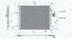 Magneti Marelli Condensator, climatizare MAGNETI MARELLI 350203873000 (350203873000) - fixbox