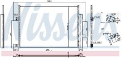 NISSENS Condensator, climatizare NISSENS 941008 (941008)