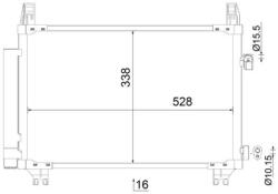 MAHLE Condensator, climatizare MAHLE AC 806 000S (AC 806 000S)