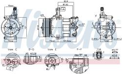 NISSENS Compresor, climatizare NISSENS 891034 (891034)