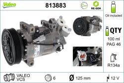VALEO Compresor, climatizare VALEO 813883 (813883)