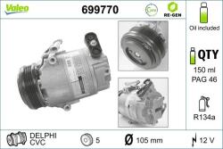 VALEO Compresor, climatizare VALEO 699770 (699770)