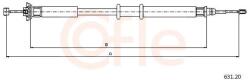 COFLE Cablu, frana de parcare COFLE 631.20 (631.20) - fixbox