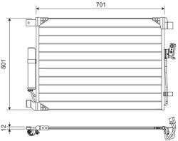 VALEO Condensator, climatizare VALEO 822605 (822605) - fixbox