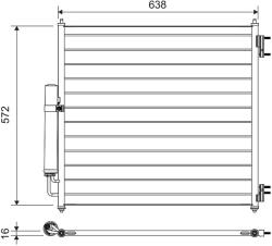 VALEO Condensator, climatizare VALEO 814053 (814053) - fixbox