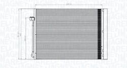 Magneti Marelli Condensator, climatizare MAGNETI MARELLI 350203795000 (350203795000) - fixbox