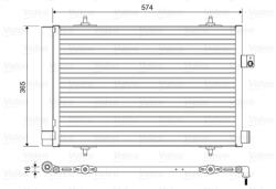 VALEO Condensator, climatizare VALEO 814420 (814420) - fixbox