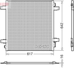 DENSO Condensator, climatizare DENSO DCN46027 (DCN46027) - fixbox