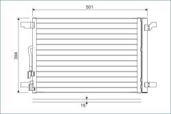 VALEO Condensator, climatizare VALEO 814301 (814301) - fixbox