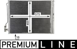 MAHLE Condensator, climatizare MAHLE AC 67 000P (AC 67 000P)