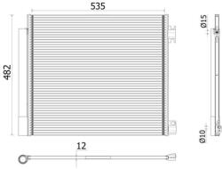MAHLE Condensator, climatizare MAHLE AC 944 000P (AC 944 000P)
