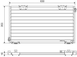 VALEO Condensator, climatizare VALEO 818104 (818104) - fixbox