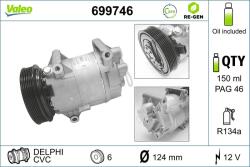 VALEO Compresor, climatizare VALEO 699746 (699746)
