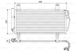 VALEO Condensator, climatizare VALEO 814456 (814456) - fixbox