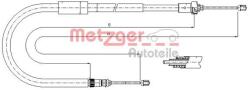 METZGER Cablu, frana de parcare METZGER 11.6664 (11.6664)