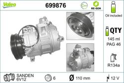 VALEO Compresor, climatizare VALEO 699876 (699876)