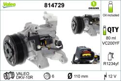 VALEO Compresor, climatizare VALEO 814729 (814729)