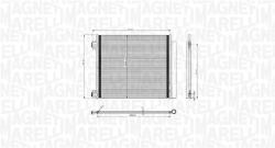 Magneti Marelli Condensator, climatizare MAGNETI MARELLI 350203832000 (350203832000) - fixbox