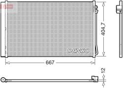 DENSO Condensator, climatizare DENSO DCN17062 (DCN17062) - fixbox