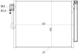 MTR Condensator, climatizare MTR 13054344 (13054344) - fixbox