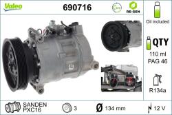 VALEO Compresor, climatizare VALEO 690716 (690716)