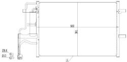 MTR Condensator, climatizare MTR 13054465 (13054465) - fixbox