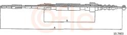 COFLE Cablu, frana de parcare COFLE 10.7403 (10.7403) - fixbox