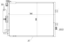 MTR Condensator, climatizare MTR 13054528 (13054528) - fixbox