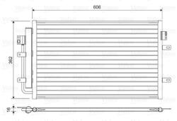 VALEO Condensator, climatizare VALEO 822551 (822551) - fixbox