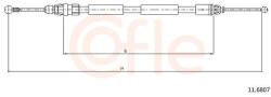 COFLE Cablu, frana de parcare COFLE 11.6807 (11.6807) - fixbox