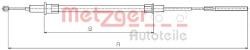 METZGER Cablu, frana de parcare METZGER 10.4154 (10.4154)